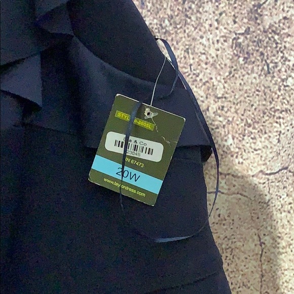 Blue Designer Dress - Picture 3 of 3